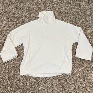 Athleta White Turtleneck Sweater